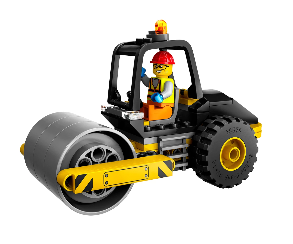 Детски комплект за игра LEGO® City Great Vehicles 60401 - Строителен валяк thumb 3 Конструктор ЛЕГО City 60401 thumb 3