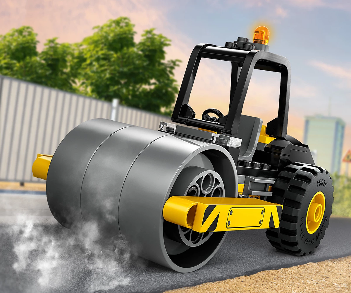 Детски комплект за игра LEGO® City Great Vehicles 60401 - Строителен валяк thumb 8 Конструктор ЛЕГО City 60401 thumb 8