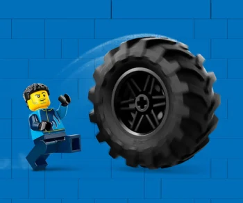 Детски комплект за игра LEGO® City Great Vehicles 60402 – Син камион чудовище
