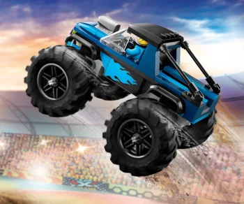 Детски комплект за игра LEGO® City Great Vehicles 60402 – Син камион чудовище