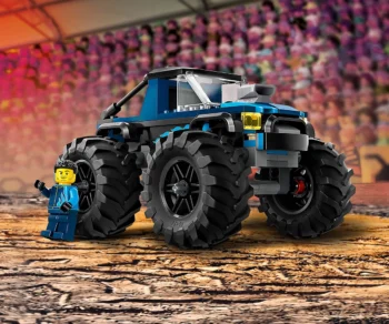 Детски комплект за игра LEGO® City Great Vehicles 60402 – Син камион чудовище