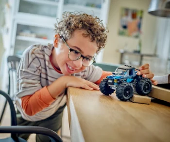 Детски комплект за игра LEGO® City Great Vehicles 60402 – Син камион чудовище