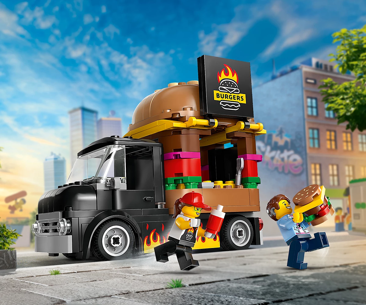 Детски комплект за игра LEGO® City Great Vehicles 60404 - Камион за хамбургери thumb 4 Конструктор ЛЕГО City 60404 thumb 4