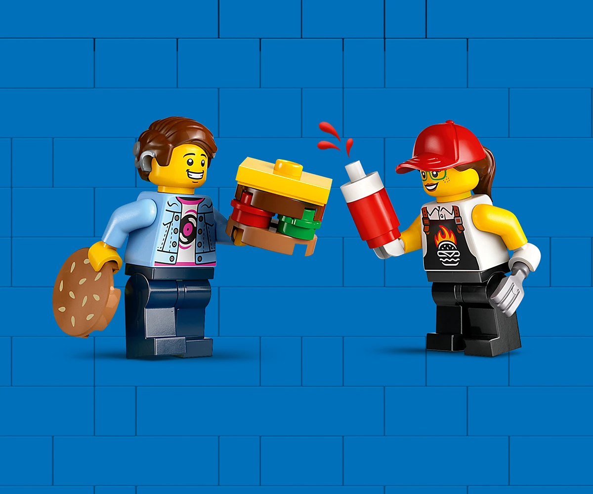 Детски комплект за игра LEGO® City Great Vehicles 60404 - Камион за хамбургери thumb 5 Конструктор ЛЕГО City 60404 thumb 5
