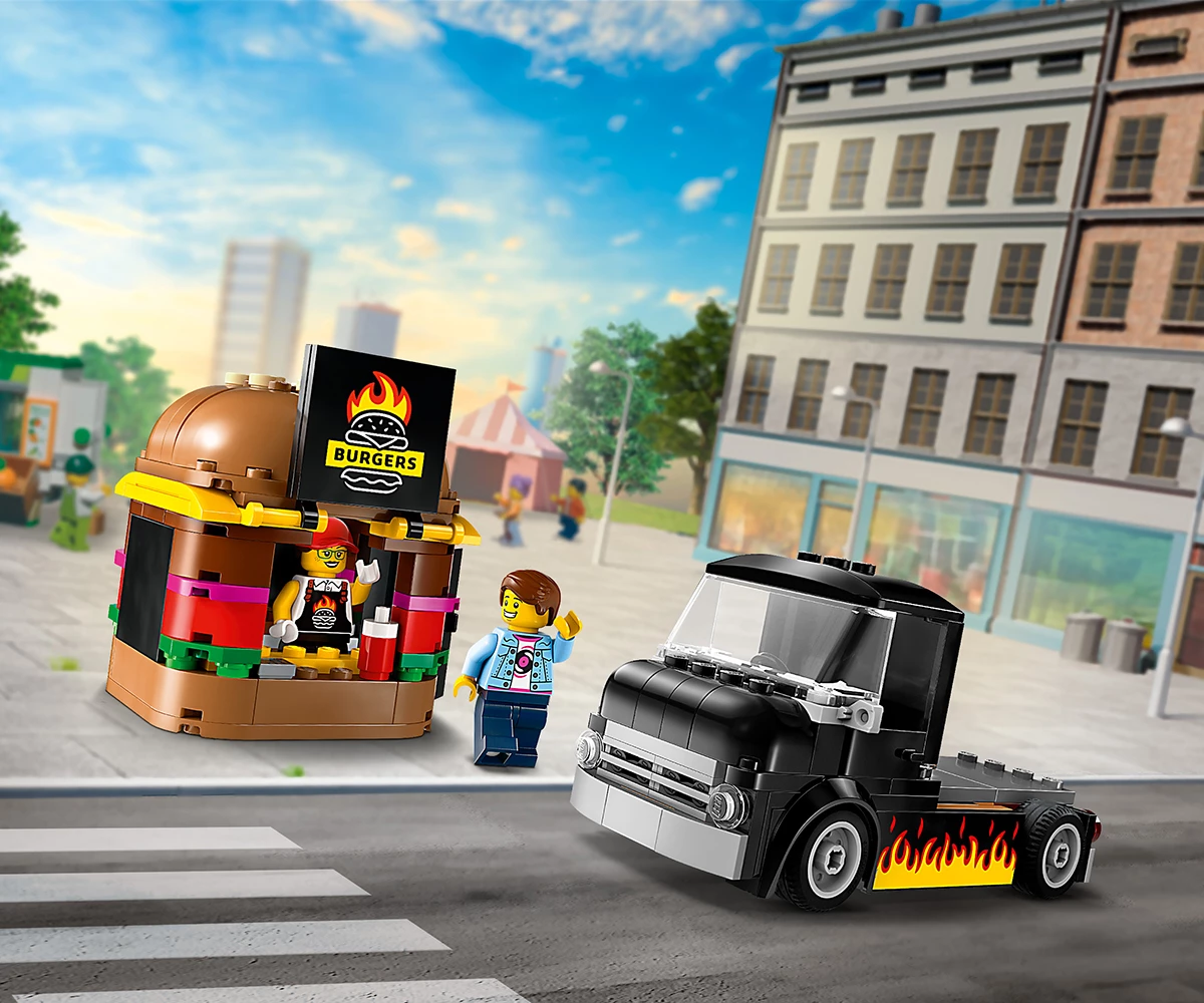 Детски комплект за игра LEGO® City Great Vehicles 60404 - Камион за хамбургери thumb 6 Конструктор ЛЕГО City 60404 thumb 6