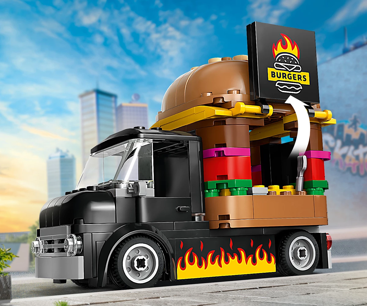 Детски комплект за игра LEGO® City Great Vehicles 60404 - Камион за хамбургери thumb 8 Конструктор ЛЕГО City 60404 thumb 8