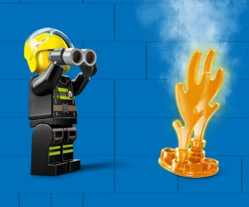 Детски комплект за игра LEGO® City Fire 60411 – Спасителен пожарникарски хеликоптер