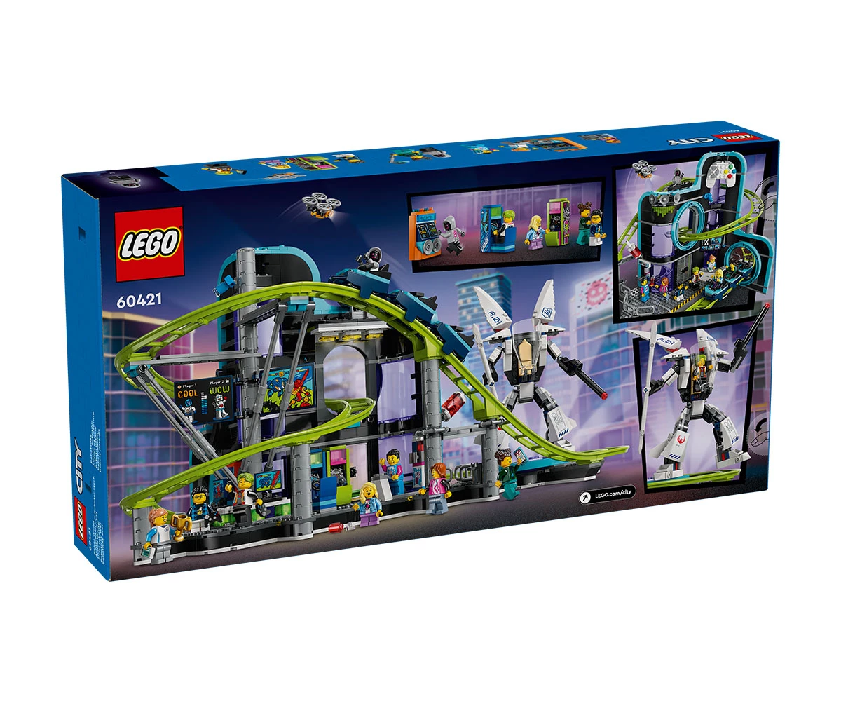 Детски комплект за игра LEGO® City 60421 - Увеселителен парк с роботи thumb 2 Конструктор ЛЕГО City 60421 thumb 2
