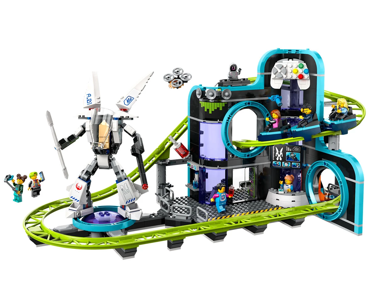 Детски комплект за игра LEGO® City 60421 - Увеселителен парк с роботи thumb 3 Конструктор ЛЕГО City 60421 thumb 3