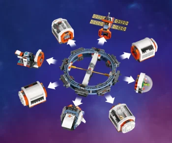 Детски комплект за игра LEGO® City Space 60433 – Модулна космическа станция