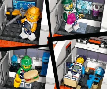 Детски комплект за игра LEGO® City Space 60433 – Модулна космическа станция