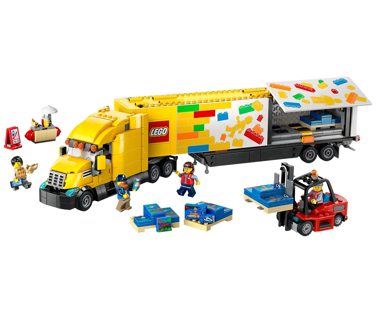 Детски комплект за игра LEGO® City 60440 - Жълт камион за доставки thumb 3 Конструктор ЛЕГО City 60440 thumb 3