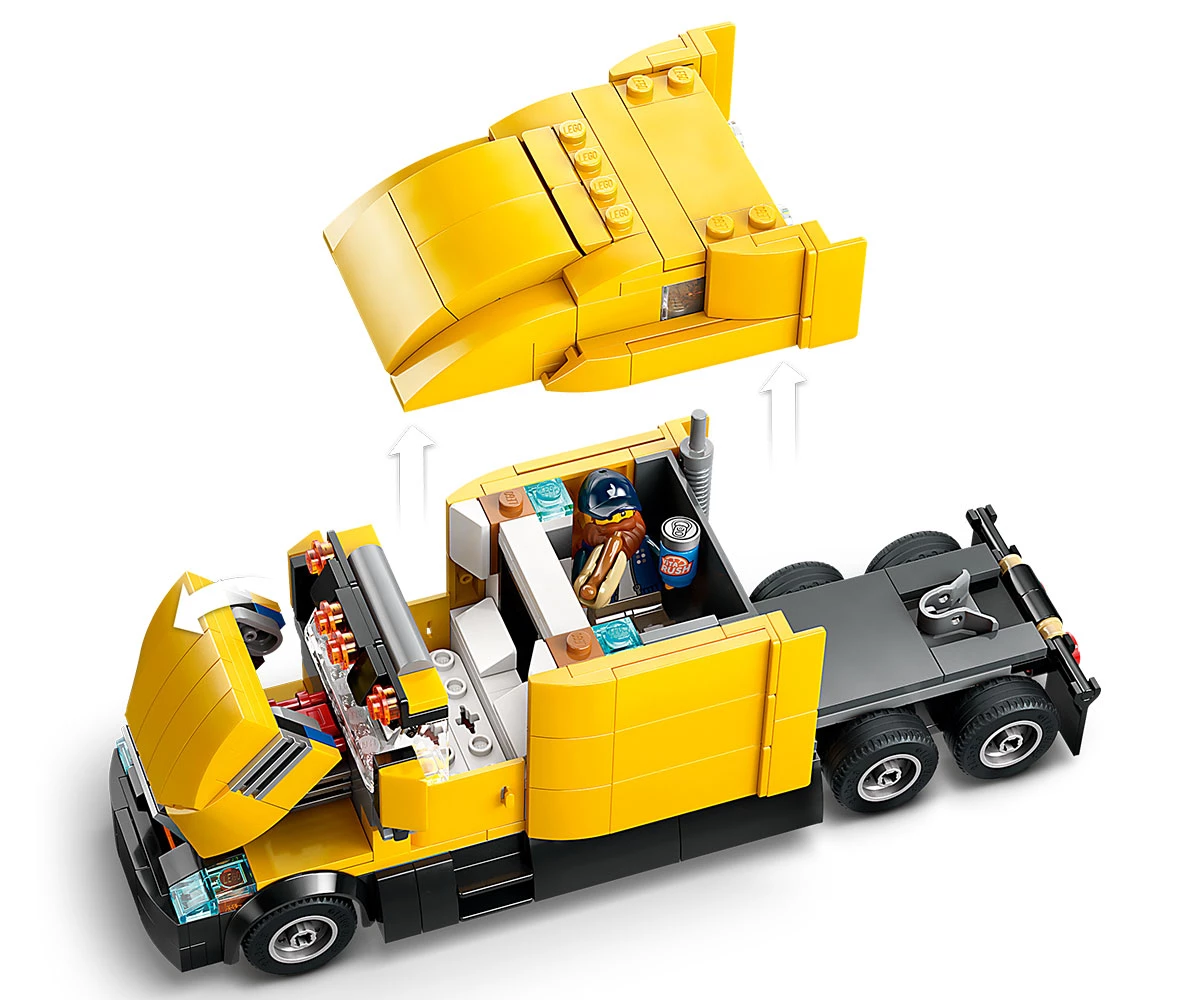 Детски комплект за игра LEGO® City 60440 - Жълт камион за доставки thumb 5 Конструктор ЛЕГО City 60440 thumb 5