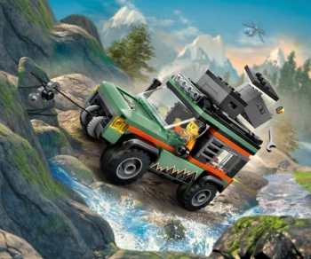 Детски комплект за игра LEGO® City 60447 – Oфроуд 4×4 планински камион