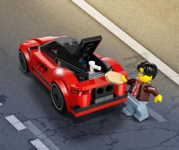 Детски комплект за игра LEGO® City 60448 – Червена спортна кола
