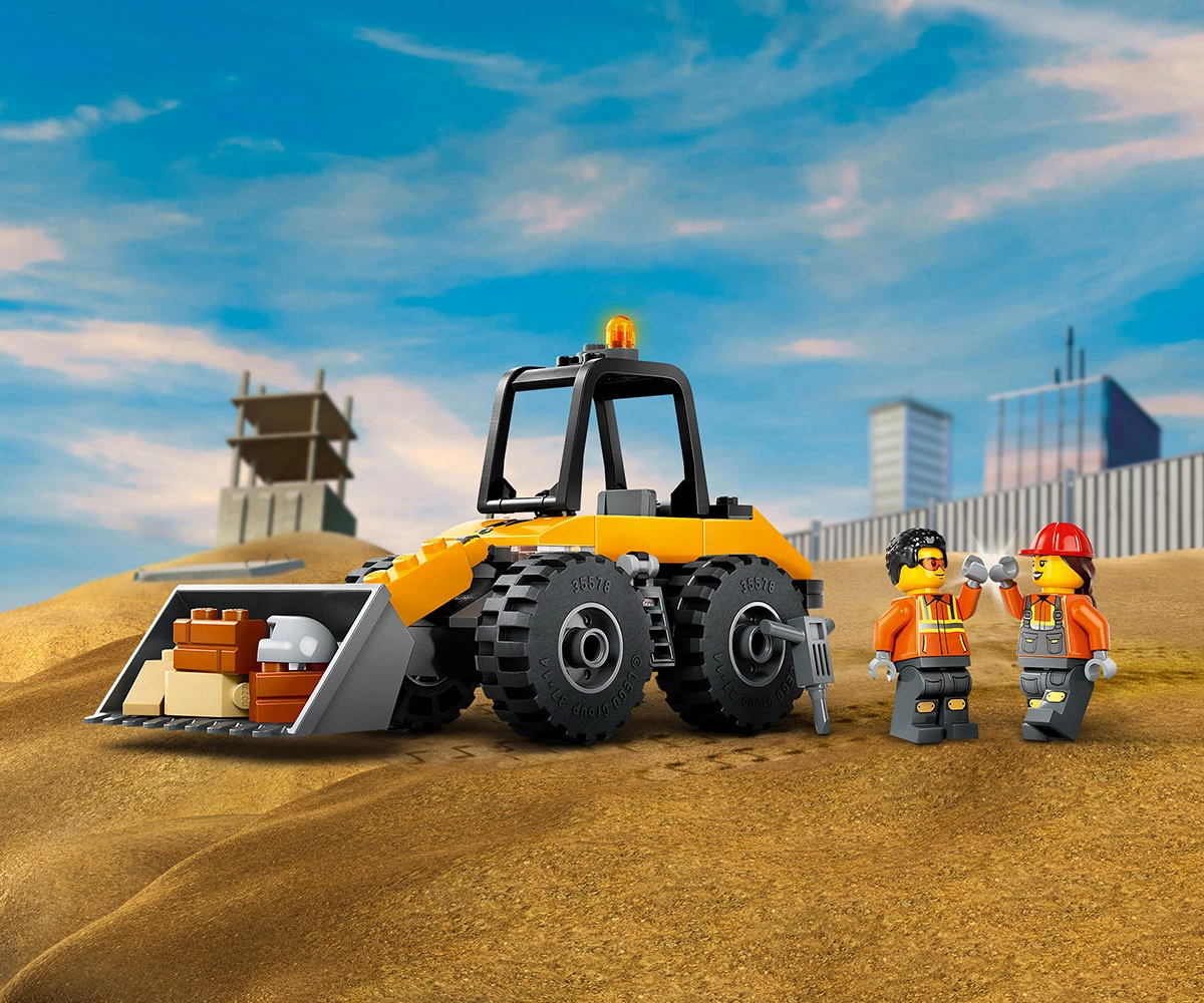 Детски комплект за игра LEGO® City 60450 - Жълт колесен товарач thumb 11 Конструктор ЛЕГО City 60450 thumb 11