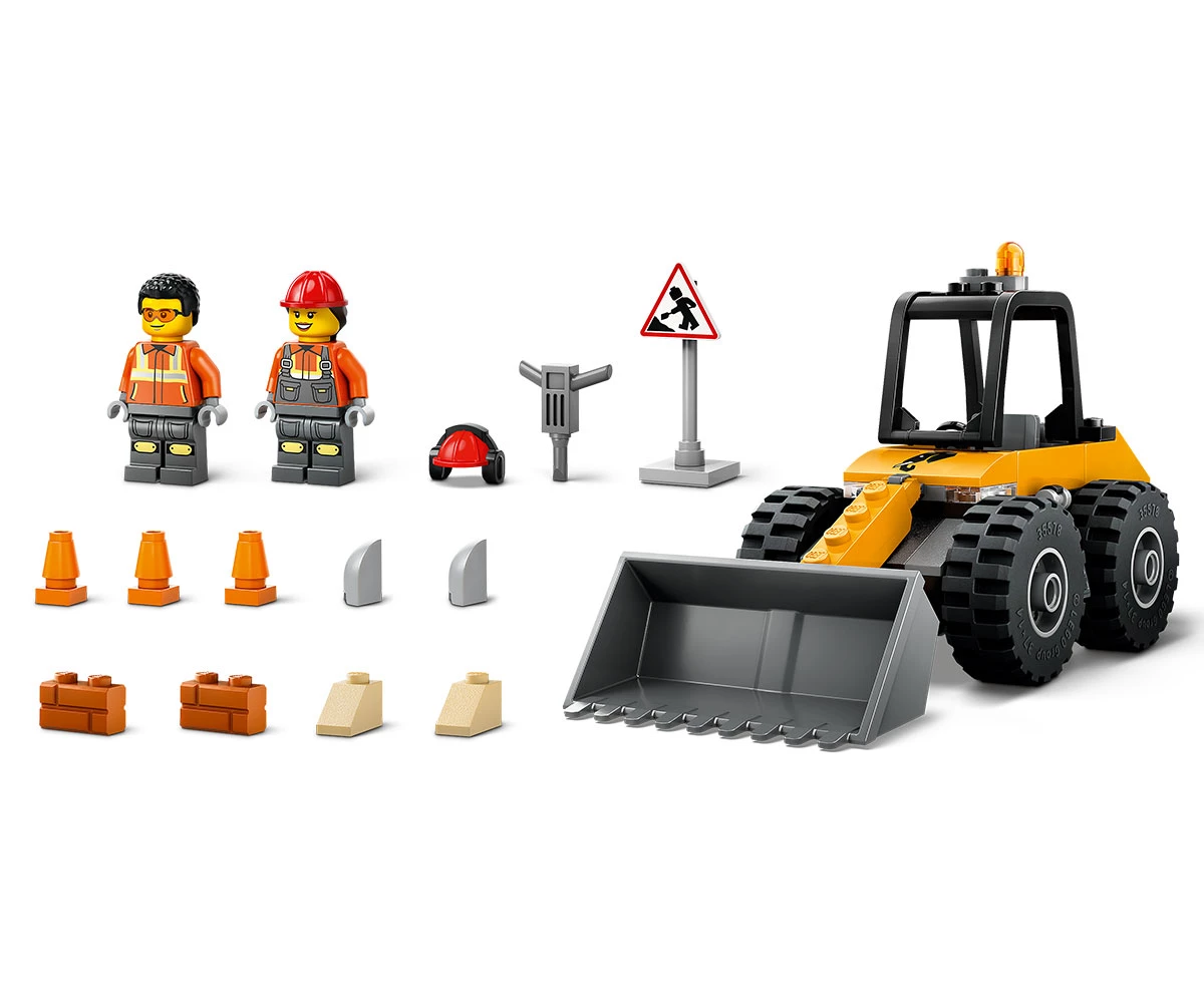 Детски комплект за игра LEGO® City 60450 - Жълт колесен товарач thumb 4 Конструктор ЛЕГО City 60450 thumb 4