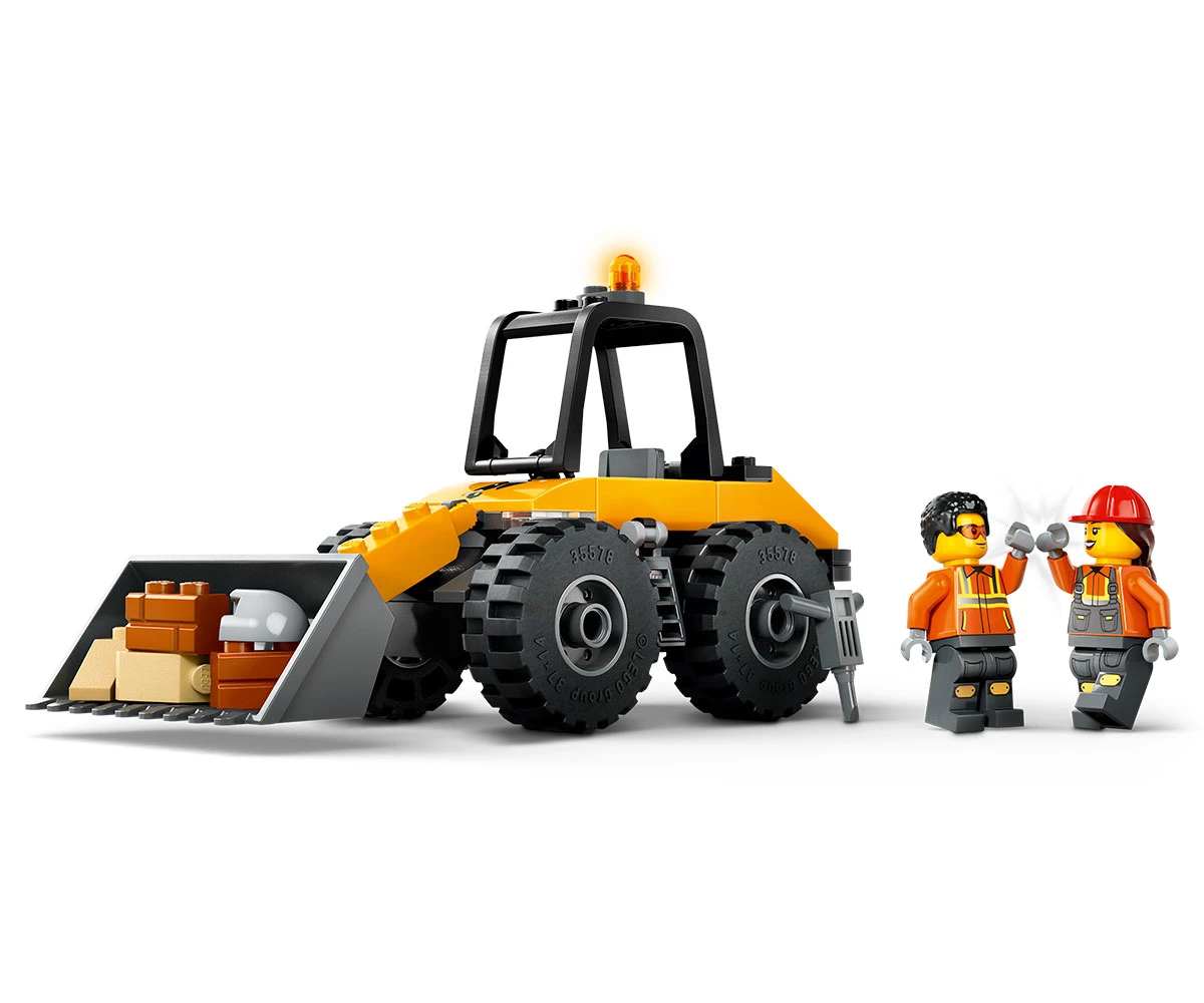 Детски комплект за игра LEGO® City 60450 - Жълт колесен товарач thumb 5 Конструктор ЛЕГО City 60450 thumb 5