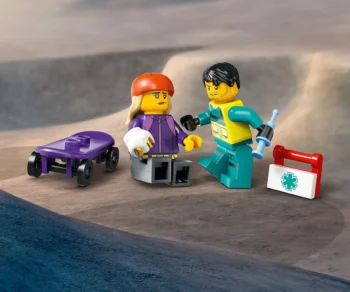 Детски комплект за игра LEGO® City 60451 – Линейка за спешна помощ