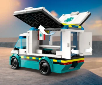 Детски комплект за игра LEGO® City 60451 – Линейка за спешна помощ