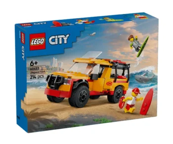 Детски комплект за игра LEGO® City 60453 – Пикап за спасители на плажа
