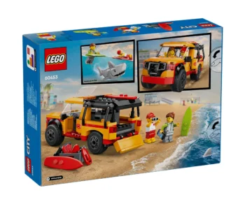 Детски комплект за игра LEGO® City 60453 – Пикап за спасители на плажа
