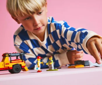 Детски комплект за игра LEGO® City 60453 – Пикап за спасители на плажа
