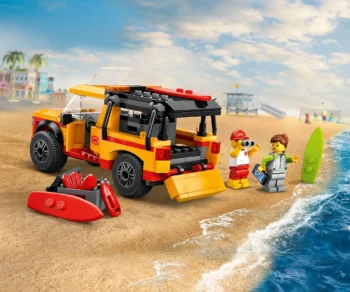 Детски комплект за игра LEGO® City 60453 – Пикап за спасители на плажа