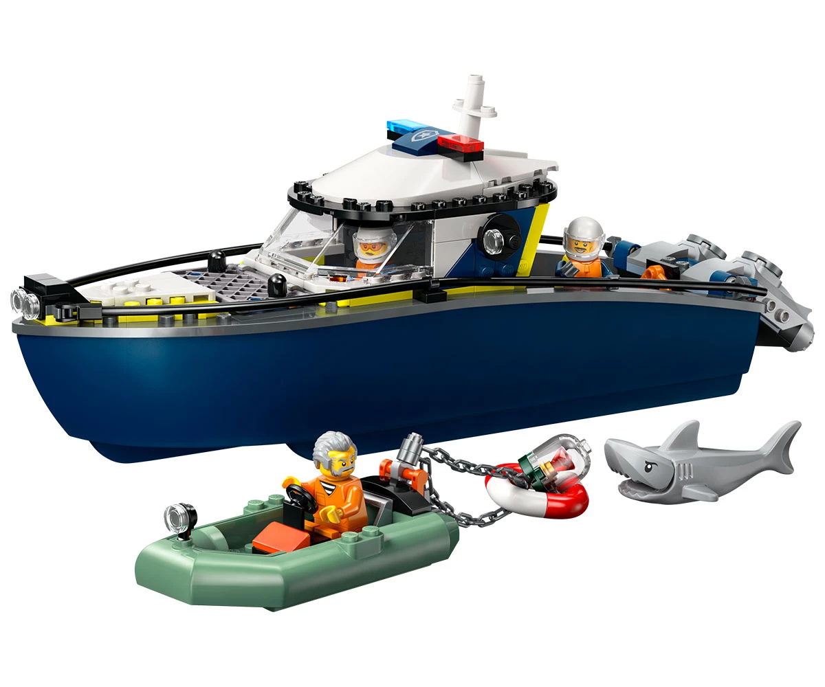 Детски комплект за игра LEGO® City 60456 - Преследване с полицейски катер thumb 3 LEGO® City 60456 - Police Boat Chase thumb 3
