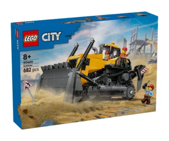 Детски комплект за игра LEGO® City 60466 – Жълт булдозер