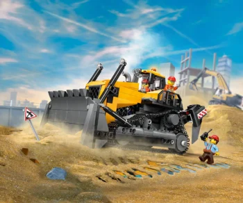 Детски комплект за игра LEGO® City 60466 – Жълт булдозер