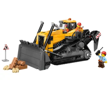 Детски комплект за игра LEGO® City 60466 – Жълт булдозер