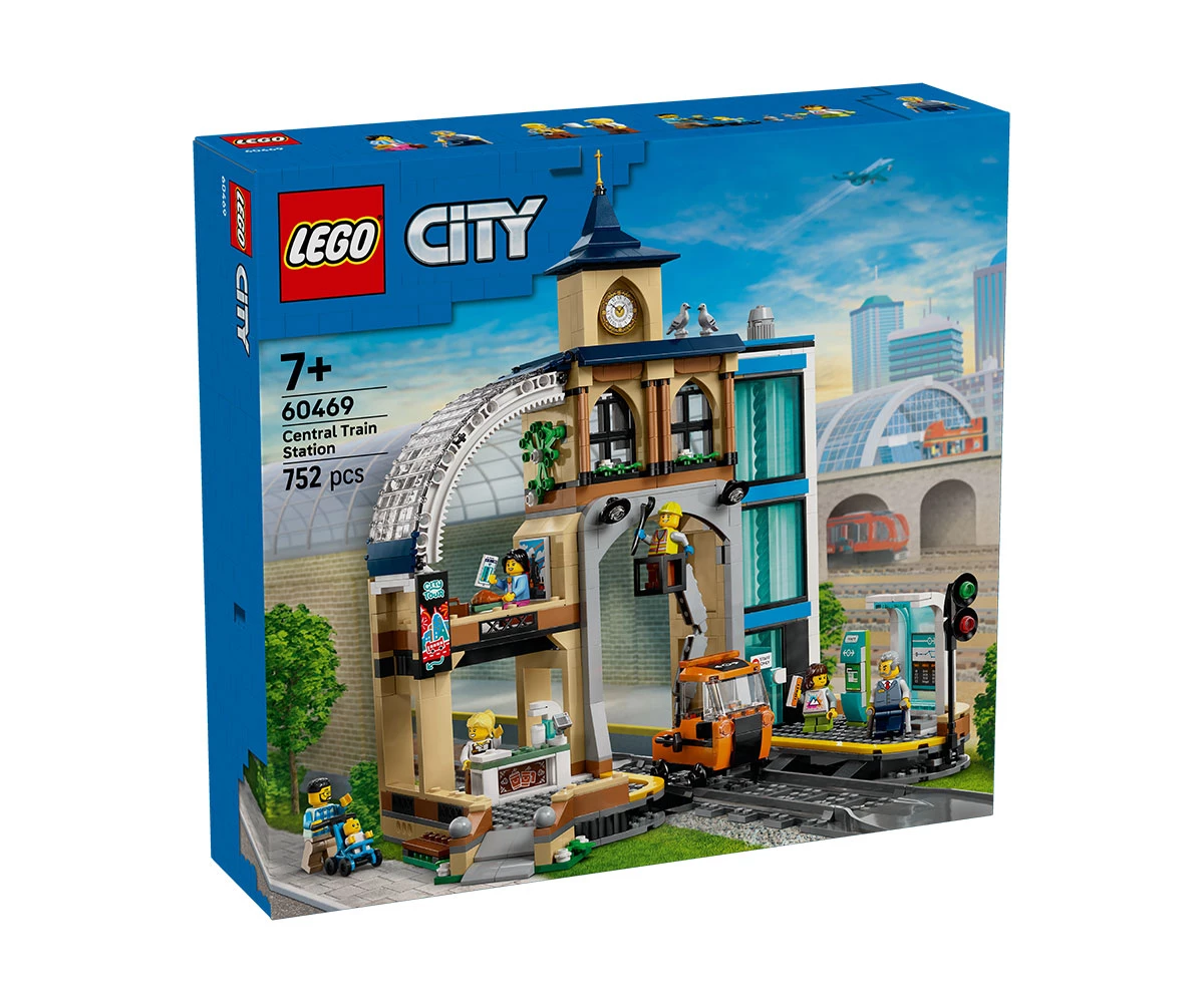 Детски комплект за игра LEGO® City 60469 - Централна гара LEGO® City 60469 - Central Train Station