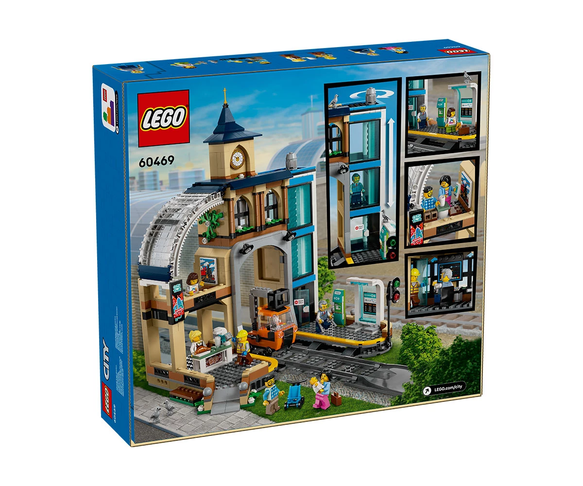 Детски комплект за игра LEGO® City 60469 - Централна гара thumb 2 LEGO® City 60469 - Central Train Station thumb 2