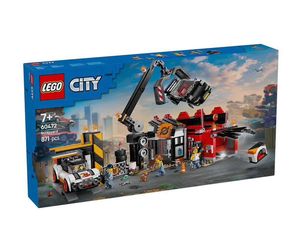 Детски комплект за игра LEGO® City 60472 - Автоморга с коли Конструктор ЛЕГО City 60472