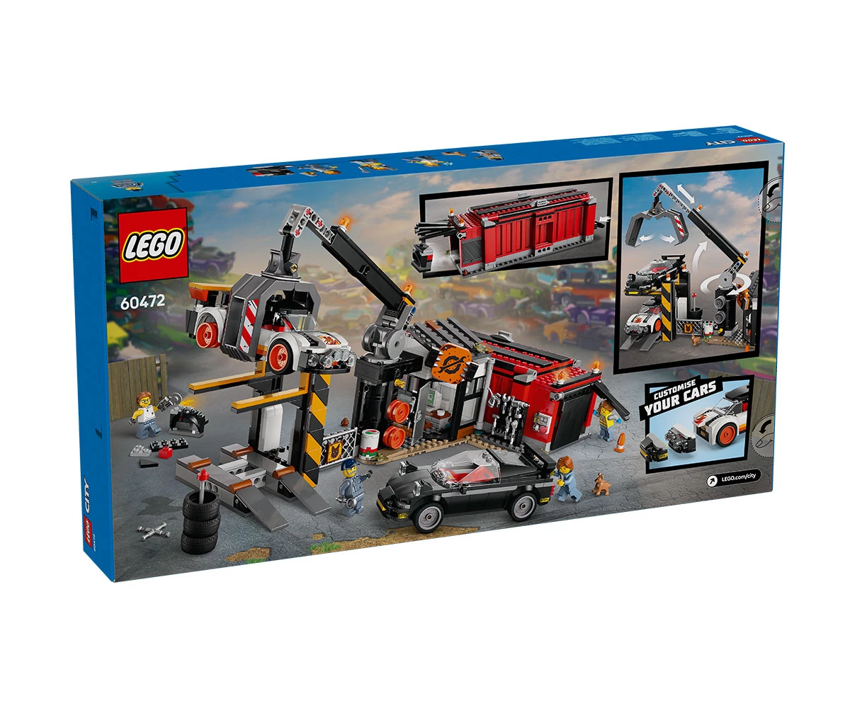 Детски комплект за игра LEGO® City 60472 - Автоморга с коли thumb 2 Конструктор ЛЕГО City 60472 thumb 2