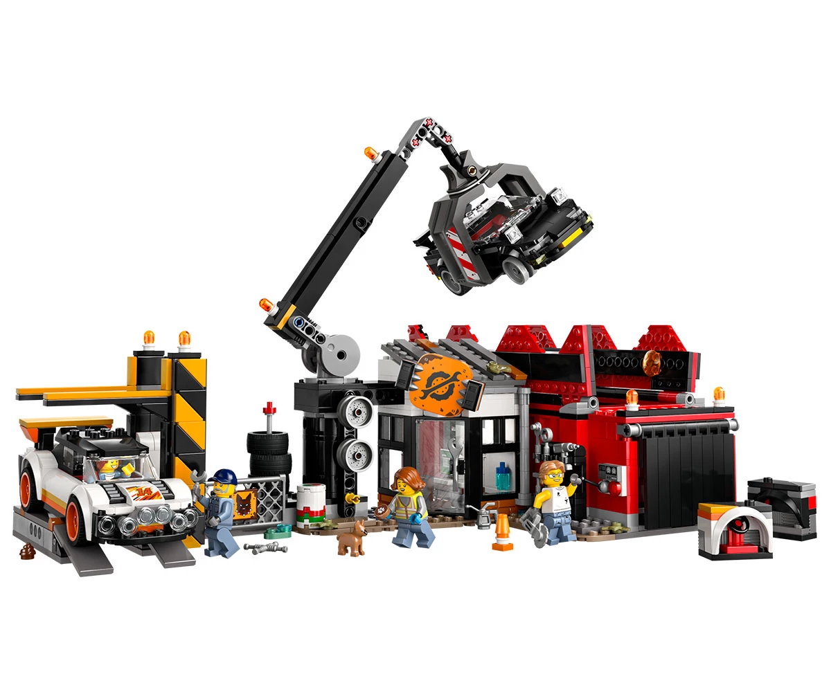 Детски комплект за игра LEGO® City 60472 - Автоморга с коли thumb 3 Конструктор ЛЕГО City 60472 thumb 3
