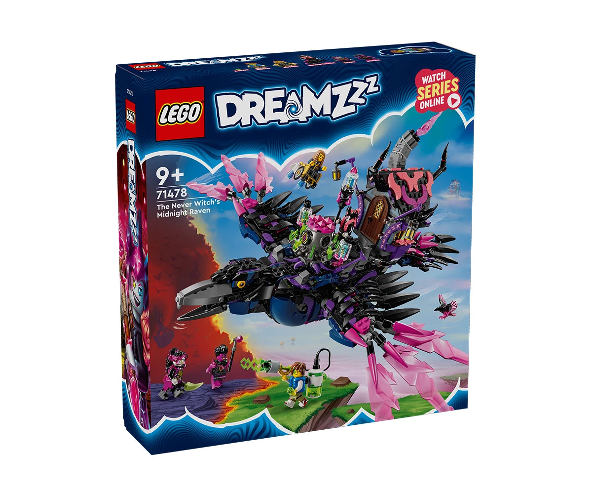 Детски комплект за игра LEGO® DREAMZzz™ 71478 - Гарванът на Bещицата Конструктор ЛЕГО DREAMZzz 71478