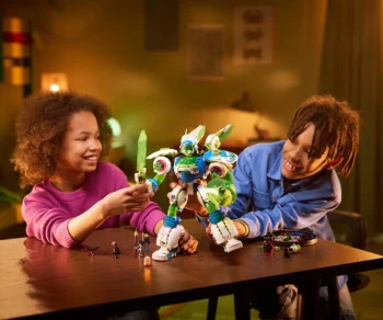 Детски комплект за игра LEGO® DREAMZzz™ 71485 – Бойният робот на Матео и Зи-блоб