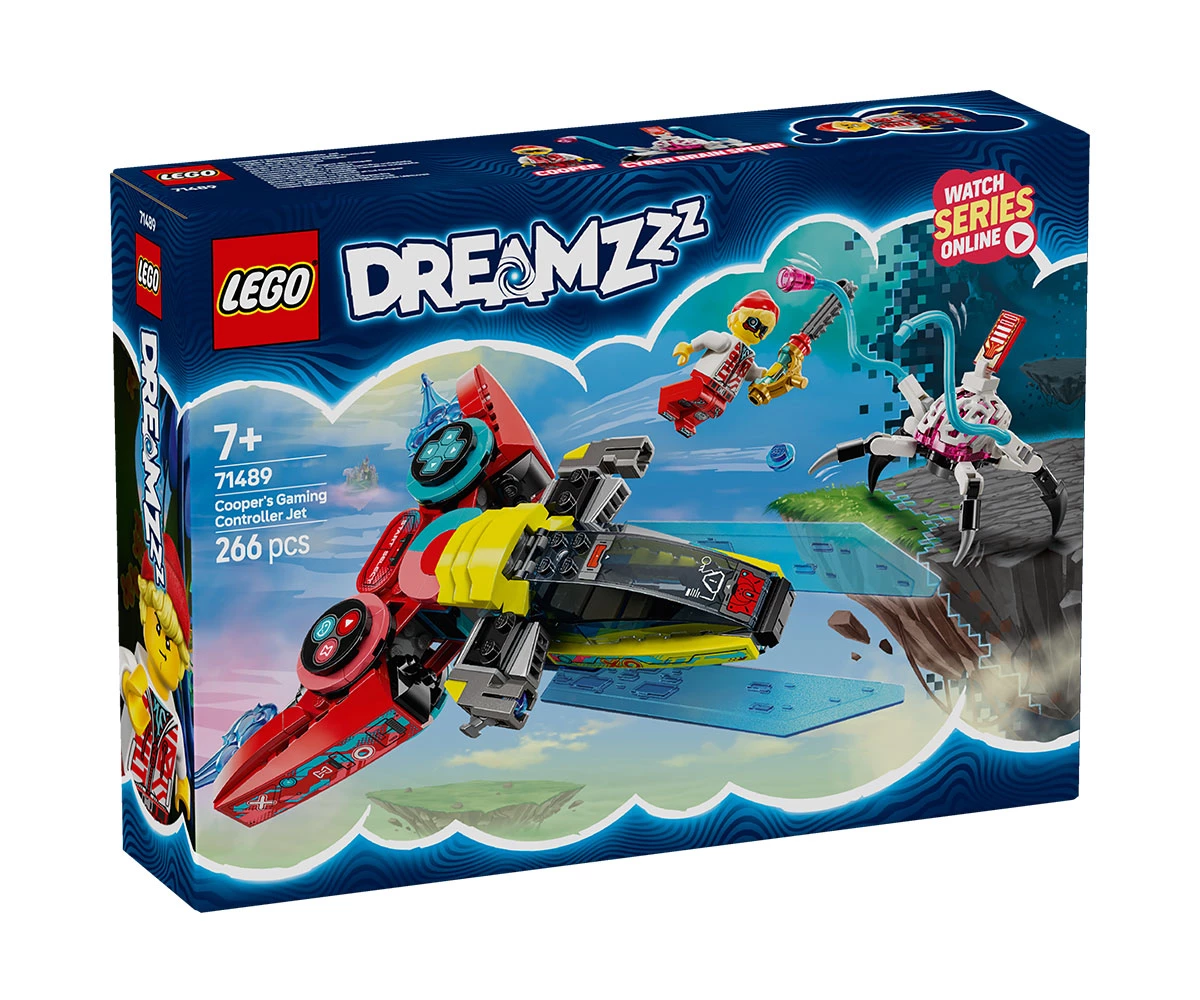 Детски комплект за игра LEGO® DREAMZzz™ 71489 - Джет-контролер на Купър Конструктор ЛЕГО DREAMZzz 71489