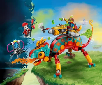 Детски комплект за игра LEGO® DREAMZzz™ 71492 – Огненият хамелеон на Матео
