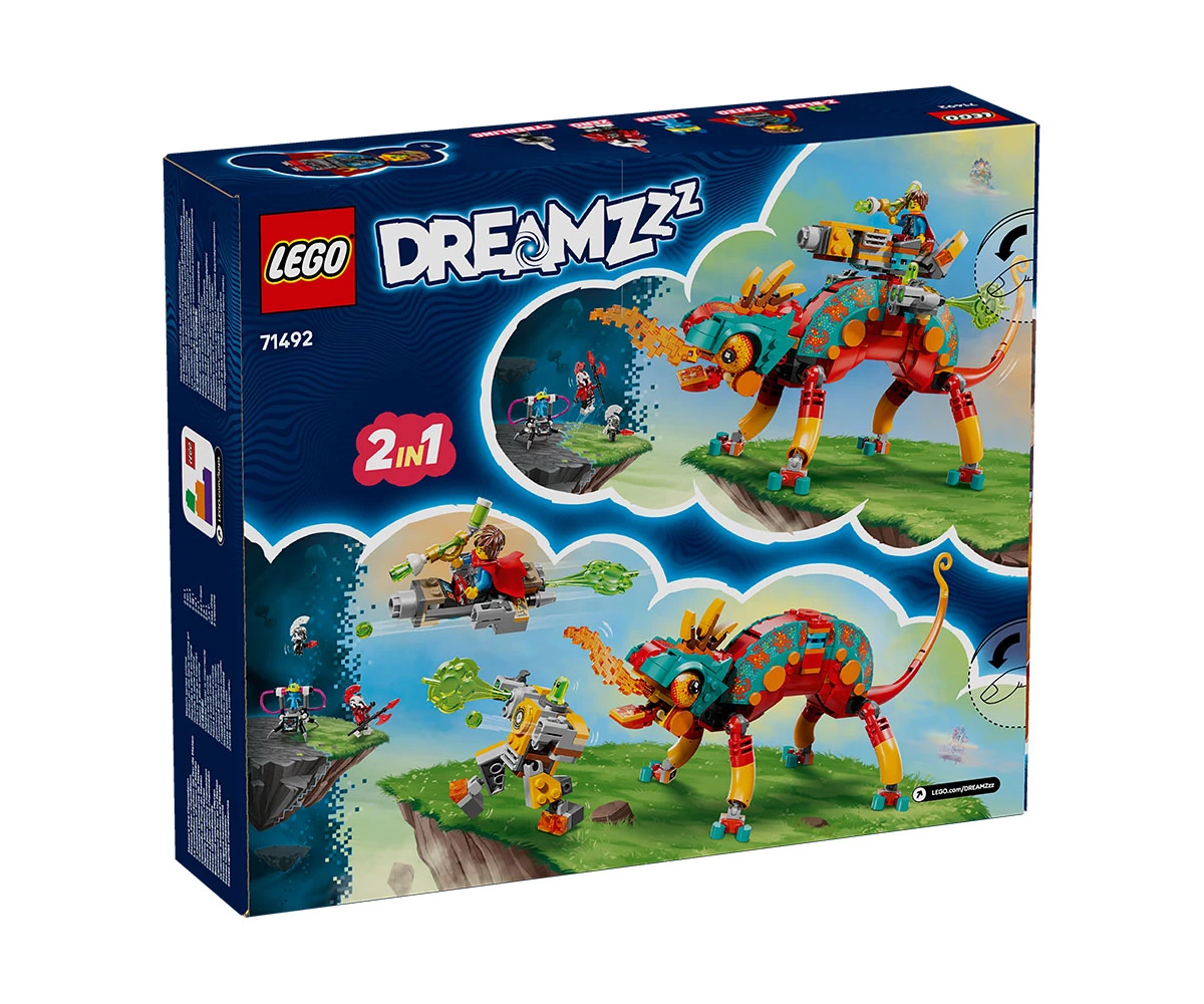 Детски комплект за игра LEGO® DREAMZzz™ 71492 - Огненият хамелеон на Матео thumb 2 LEGO® DREAMZzz™ 71492 - Mateo's Fire Chameleon thumb 2