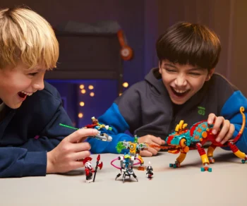Детски комплект за игра LEGO® DREAMZzz™ 71492 – Огненият хамелеон на Матео