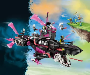 Детски комплект за игра LEGO® DREAMZzz™ 71500 – Подводница на кошмарните акули