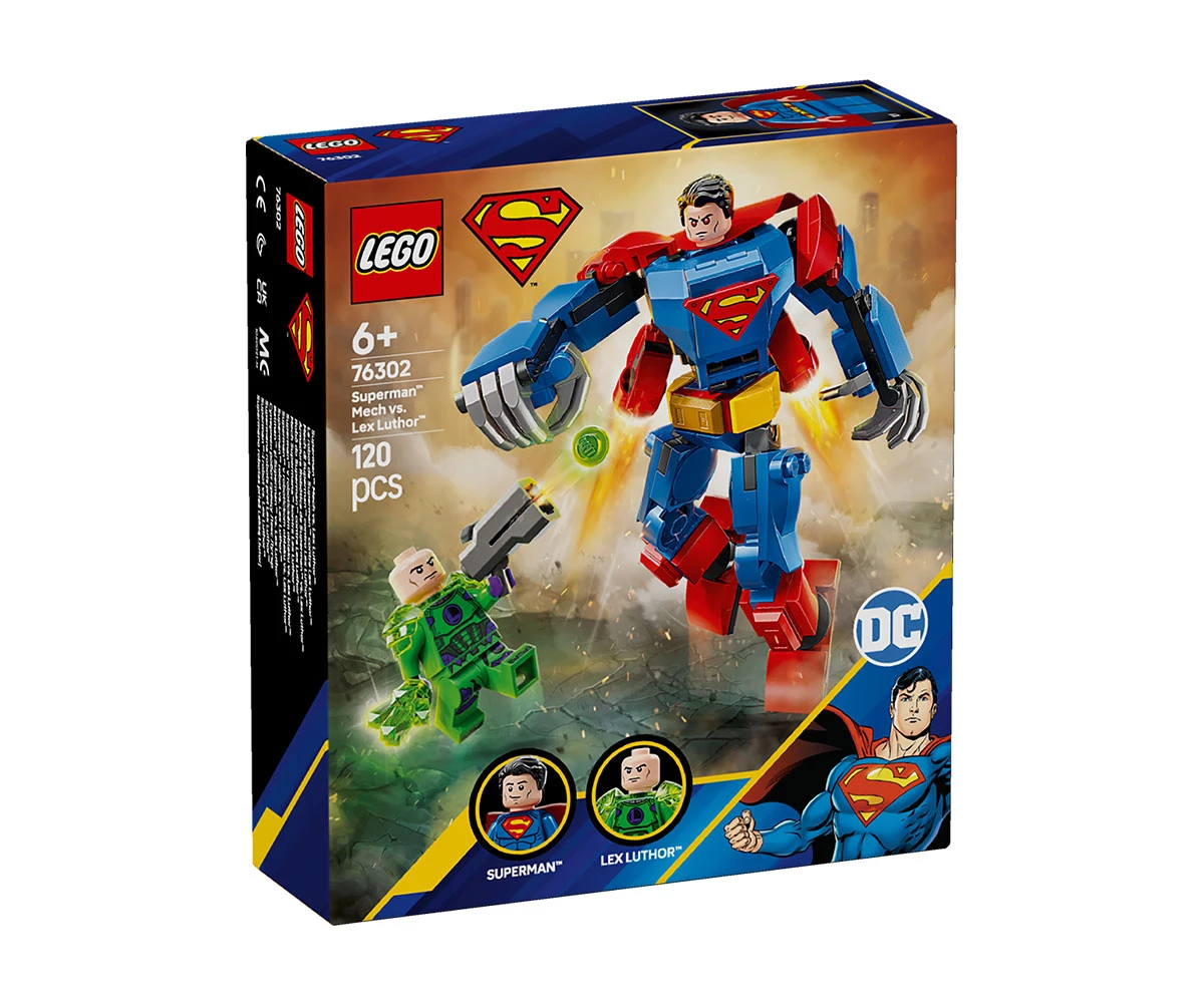 Детски комплект за игра LEGO® Superman™ 76302 - Супермен робот срещу Лекс Лутър Конструктор ЛЕГО DC Comics Super Heroes 76302