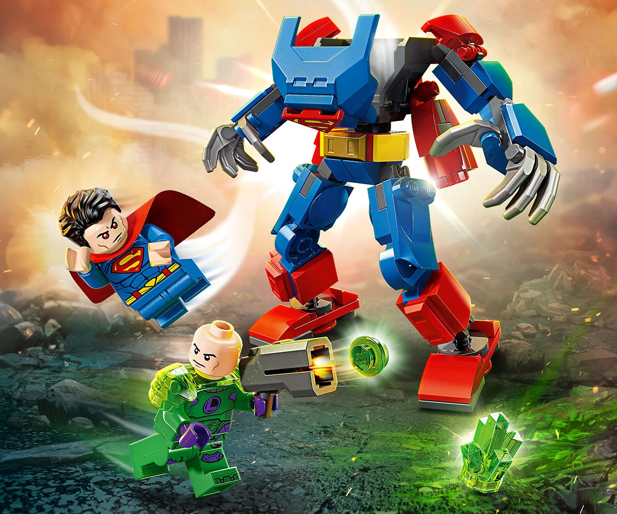 Детски комплект за игра LEGO® Superman™ 76302 - Супермен робот срещу Лекс Лутър thumb 12 Конструктор ЛЕГО DC Comics Super Heroes 76302 thumb 12