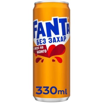 Фанта манго без захар кен 0.330л.