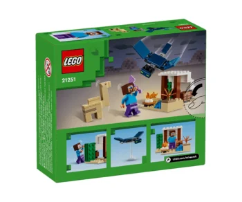 Детски комплект за игра LEGO® Minecraft™ 21251 – Пустинната експедиция на Стив