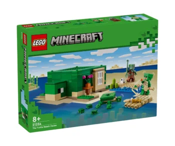 Детски комплект за игра LEGO® Minecraft™ 21254 – Къща на плажа на костенурките