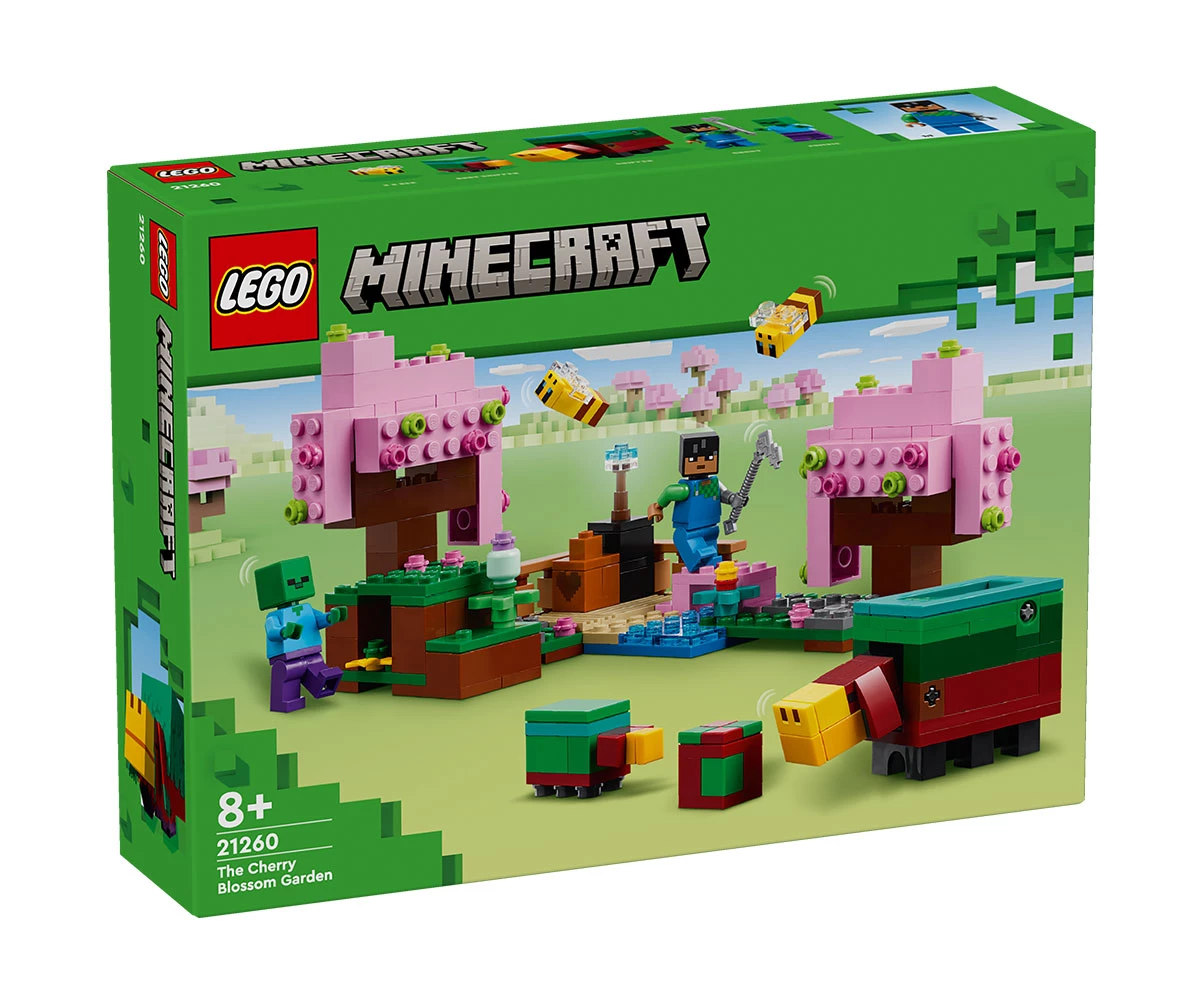 Детски комплект за игра LEGO® Minecraft™ 21260 - Черешова градина Конструктор ЛЕГО Minecraft 21260